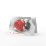 Red Rose - Mother's Day Card