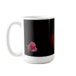 Red Rose on Black Background Mug