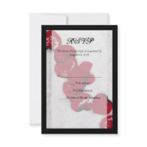 Red Rose Petals in Snow, Winter Wedding