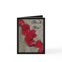 Red Rose Petals on Sand Beach Wedding