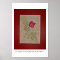 Red Rose Print