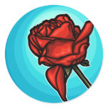 Red Rose Sticker