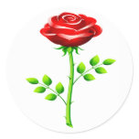RED ROSE stickers