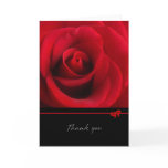 Red Rose - Thank You card