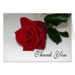 Red Rose Thank You Card