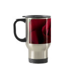Red Rose Travel Mug Beautiful Red Rose Mugs