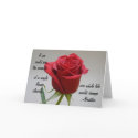 Red Rose Valentine-with Buddha quote cards