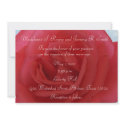 Red Rose Wedding Invitations