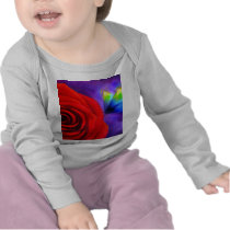 Red Rose With Butterfly Painting Art - Multi