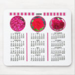RED ROSES 2008 CALENDER MOUSE MATS