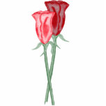 Red Roses (Acrylic Pin) Cut Outs