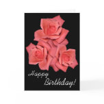 Red Roses Birthday Card