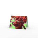 Red Roses, Bridal Shower Greeting Card