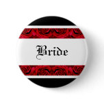 Red roses buttons templates - customisable