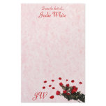 Red Roses - From the desk of... stationery