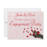 Red Roses - Invitation