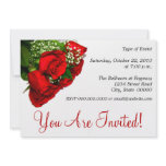 Red Roses Invitations