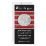 Red roses photo cards template - customisable