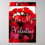 Red Roses Valentine Poster - Customisable posters