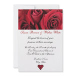 Red Roses Wedding Invitation