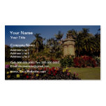 Red Royal Botanical Garden, Sydney, Australia flow Business Card Template