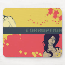 Red Russian Star mouse pad