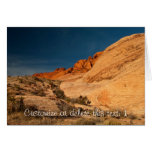 Red Saddle Rocks; Customisable Greeting Cards