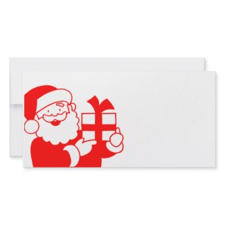 Red Santa photocard