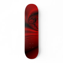 "Red Satin" Abstract Skateboard