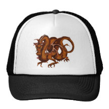 Red Scale Trucker Hats