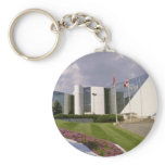 Red Scarborough Civic Centre, Ontario, Canada flow keychains