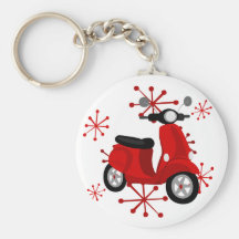 Red Scooter Keychains