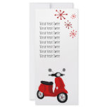 Red Scooter rack cards