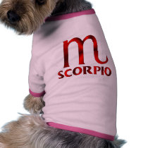 Red Scorpio Horoscope Symbol Dog Clothes