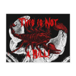 Red Scorpion: Not a Bill! - Postcard
