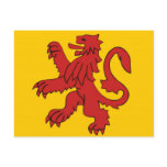 Red Scottish lion. postcards