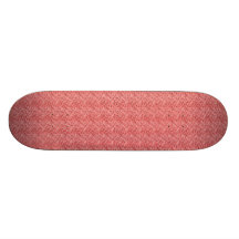 red sequin effect skateboard