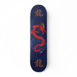 Red Serpent Dragon Skateboard