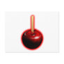 Red Shiny Apple -  Forbidden Fruit Post Card