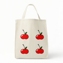Red Shiny Apples Tote Bags
