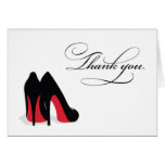 Red Shoe Thank You Card