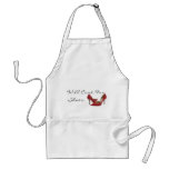 red shoe, Will Cook For Shoes aprons