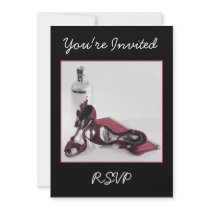 Red Shoes Birthday or Cocktail Invitation