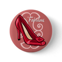 Red Shoes Button