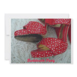 Red Shoes invitations