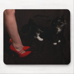 Red Shoes Mouse Pad mousepads