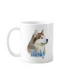 Red Siberian Husky Name Mugs