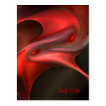 Red Silk Post Card