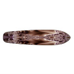 Red Silverwork Custom Skate Board