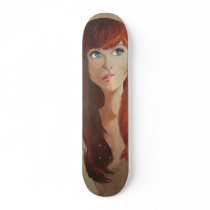 red skate board decks